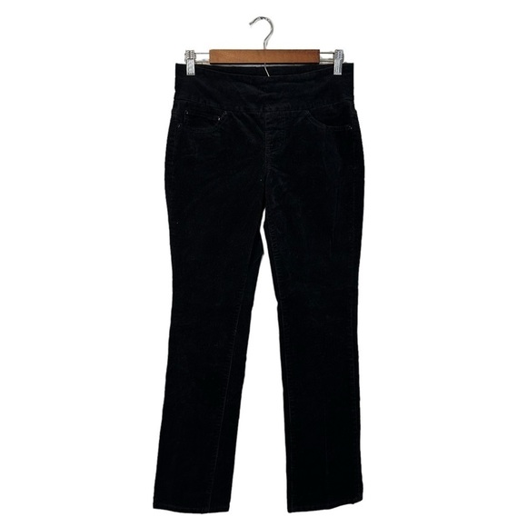 Jag Jeans Pants - Jag Jeans Black Pants Women's Size 4P High Rise Straight Leg Trousers [B35#73]